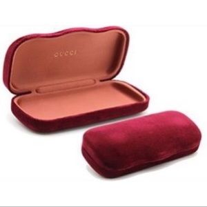 Gucci Velvet Sunglasses Case Red